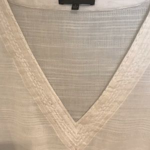 Michael Stars size L white cotton beach cover